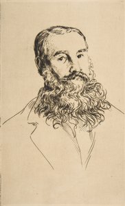 Charles Lelandin muotokuva, 1871. tekijältä Felix Bracquemond
