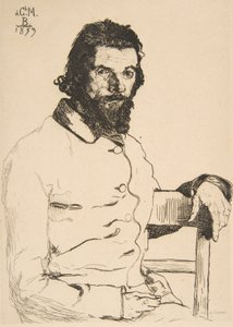 Charles Meryonin muotokuva, 1853. tekijältä Felix Bracquemond