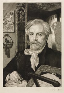 Edmond de Goncourtin muotokuva tekijältä Felix Bracquemond
