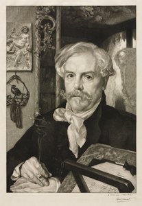 Edmond de Goncourtin muotokuva, 1882.