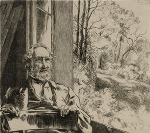 Jacob Meyer-Heinen muotokuva tekijältä Felix Bracquemond