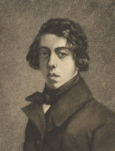 Théodore Chassériaun muotokuva, 1893. tekijältä Felix Bracquemond