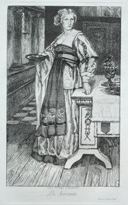 La criada, després de H. Leysfinnish tekijältä Felix Bracquemond