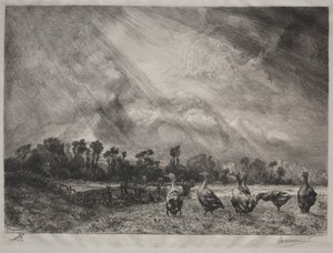 Myrskypilvi tekijältä Felix Bracquemond