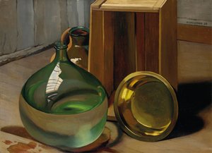 Demijohn ja häkki, 1925 tekijältä Felix Edouard Vallotton