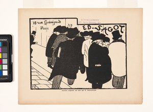 Ed Sagot - Printtien ystäville (puukiviprintti) tekijältä Felix Edouard Vallotton