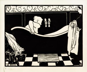 Le bain tekijältä Felix Edouard Vallotton