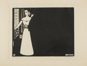 Raha, levy viisi elokuvasta "Intimacies", 1898 tekijältä Felix Edouard Vallotton