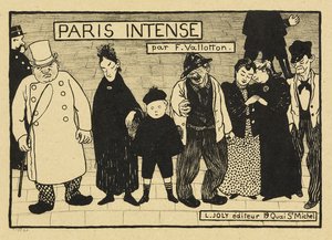 Paris Intense, 1893-94 tekijältä Felix Edouard Vallotton