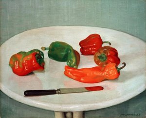 Poivrons rouges tekijältä Felix Edouard Vallotton