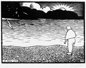 Kaunis ilta, 1892 tekijältä Felix Edouard Vallotton