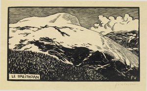 The Breithorn, 1892 tekijältä Felix Edouard Vallotton