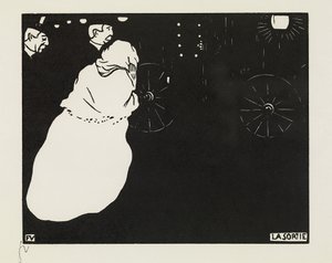 Lähtö, 1895 tekijältä Felix Edouard Vallotton