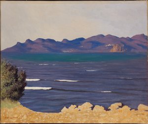 Esterel ja Cannesin lahti, 1925. tekijältä Felix Edouard Vallotton