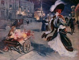 Pariisi yöllä oopperakorttelissa, 1907
