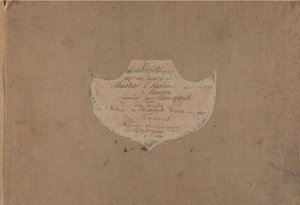 Albumi, jossa on 107 valmistelevaa piirustusta havainnollistamaan David Humen Englannin historiaa, n. 1853.