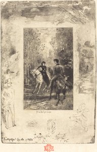 Caramba! Fit-elle Caramba! Hän huudahti, 18791880. tekijältä Felix Hilaire Buhot