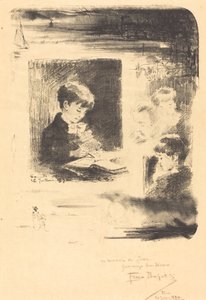 Lapsipiirustus Lapsipiirustus, 1894. tekijältä Felix Hilaire Buhot
