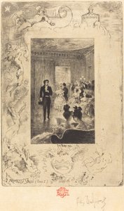 I Promessi Sposi Kihlattu, 18791880. tekijältä Felix Hilaire Buhot