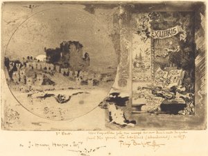 Le Château des hiboux (Pöllöjen linna) tekijältä Felix Hilaire Buhot