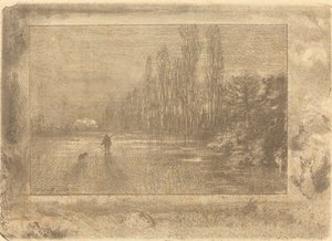 Pieni metsästäjä Pikku metsästäjä, 1892. tekijältä Felix Hilaire Buhot