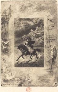 Ryno et Hermangarde, 18791880. tekijältä Felix Hilaire Buhot