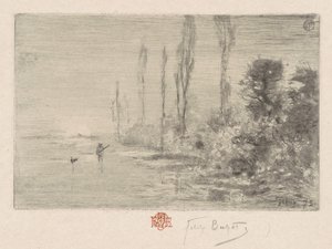 Syysaamu Syksyinen iltapäivä, 1875. tekijältä Felix Hilaire Buhot
