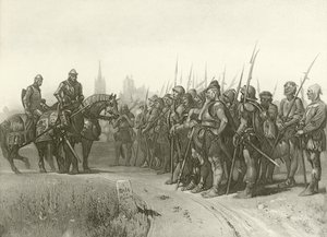 Kuningas Henrik IV:n ensimmäinen osa. Näytös IV, kohtaus II (syväpaino) tekijältä Felix Octavius Carr Darley