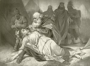 Kuningas Lear. V näytös, kohtaus III (syväpaino) tekijältä Felix Octavius Carr Darley