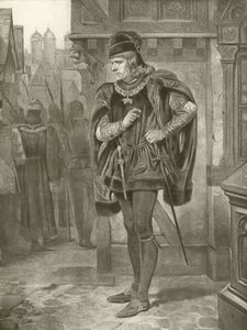 Kuningas Rikhard III. I näytös, kohtaus II (syväpaino) tekijältä Felix Octavius Carr Darley