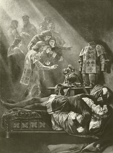 Kuningas Richard III. V näytös, kohtaus III (syväpaino) tekijältä Felix Octavius Carr Darley