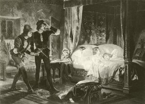 Kuningas Richard Kolmas. IV näytös - Scene III (syväpaino) tekijältä Felix Octavius Carr Darley