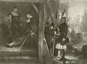 Paljon melua tyhjästä. näytös III - kohtaus III (syväpaino) tekijältä Felix Octavius Carr Darley