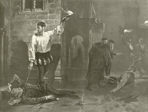 Othello. V näytös, I kohtaus (syväpaino) tekijältä Felix Octavius Carr Darley