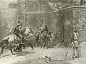 Toinen osa Kuningas Henrik IV. I näytös, kohtaus I (syväpaino) tekijältä Felix Octavius Carr Darley