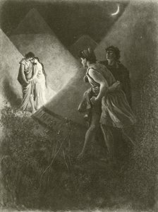 Troilus ja Cressida. Näytös V-kohtaus II (syväpaino) tekijältä Felix Octavius Carr Darley