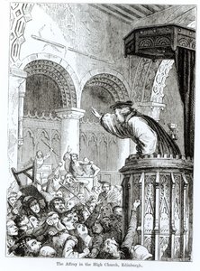 Affray High Churchissa, Edinburghissa tekijältä Felix Philippoteaux