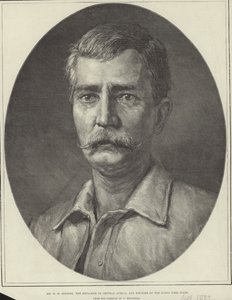 Henry Morton Stanley (kaiverrus) tekijältä Felix Stone (after) Moscheles