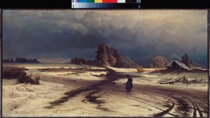 Degel (Sula) - Peinture de Fjodor Vasilyev (Feodor Aleksandrovich, Fiodor Aleksandrovitch Vassiljev (1850-1873), huile sur toile