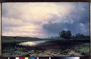 Prairies inondees (Foded Meadow) - Peinture de Fjodor Aleksandrovich Vasilyev (Feodor Aleksandrovich, Fiodor Alexandrovitch Vassiljev) (1850-1873), huile sur toile