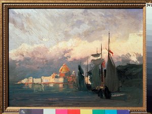 Nevalla (Venäjä) - Nevalla - Fjodor Vasiljevin maalaus (Fjodor Aleksandrovitš, Fjodor Aleksandrovitš Vasiljev (1850-1873), öljy kankaalle - venäläistä taidetta