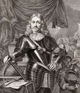 Cornelis Maartenszoon Tromp Lambert Visscherin kaiverruksen jälkeen Ferdinand Bolin maalauksesta tekijältä Ferdinand Bol