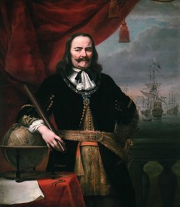 Amiraaliluutnantti Michiel de Ruyter (1607-1676). tekijältä Ferdinand Bol