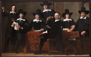Amsterdam Wine Merchants Guildin (Alankomaat) puheenjohtaja. Ferdinand Bolin (1616-1680) maalaus, öljy kankaalle, noin 1659. Hollantilainen taide
