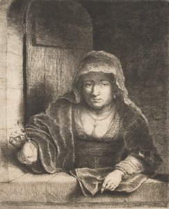 Nainen päärynällä, 1600-luku. tekijältä Ferdinand Bol