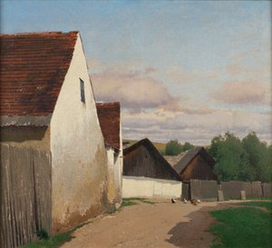 Vanhoja taloja Gaudenzdorfissa