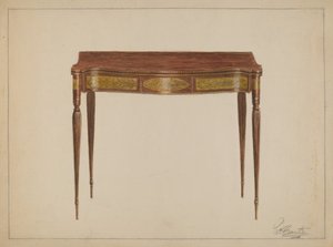 Korttipöytä tekijältä Ferdinand Cartier