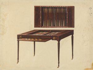 Pelipöytä tekijältä Ferdinand Cartier