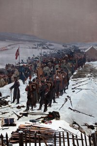 Bourbakin panoraama tekijältä Ferdinand & Castres Edouard (1838-1902) Hodler