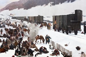 Bourbaki Panorama von Ferdinand & Castres Edouard (1838-1902) Hodler